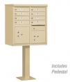 8 Door Cluster Mail Box Unit with Parcel Locker 8 Door Cluster Mail Box Unit with Parcel Locker